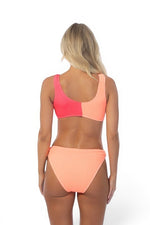 The Ring Reveal — Two-Tone Textured Ring Bikini Set