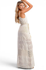 The Bohemian Rhapsody — Embroidered Tiered Maxi Dress