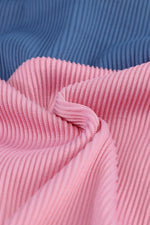 The Riviera Muse — Colorblock Ribbed High-Waist Bikini Set