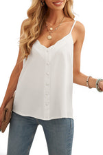 The Cloud Whisper — Scalloped Button-Front Camisole