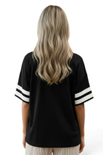 The Urban Muse — Varsity Stripe Boxy Tee